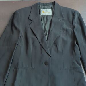 Made In England Aquascutum London Black Jacket Blazer M